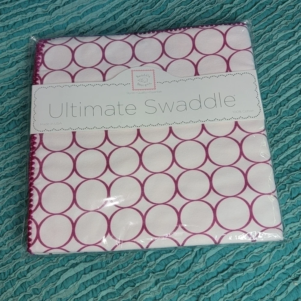 SWADDLEDESIGNS Large Receiving Blanket, Ultimate Swaddle For Infant New T03